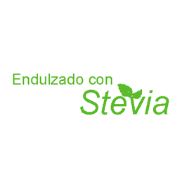 Endulzado con stevia