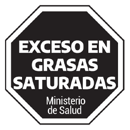 Octógono de Exceso en Grasas Saturadas de la Ley de Etiquetado Frontal