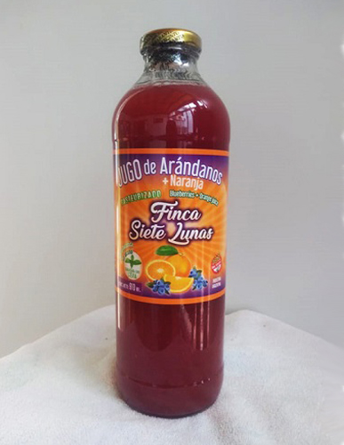 Jugo Frutal Finca Siete Lunas sabor Arándano Premium