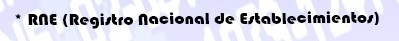 Registro Nacional de Establecimientos (R.N.E.)