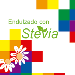 Endulzado con Stevia