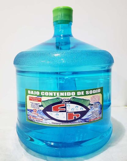 agua retornable bajo sodio 12 litros